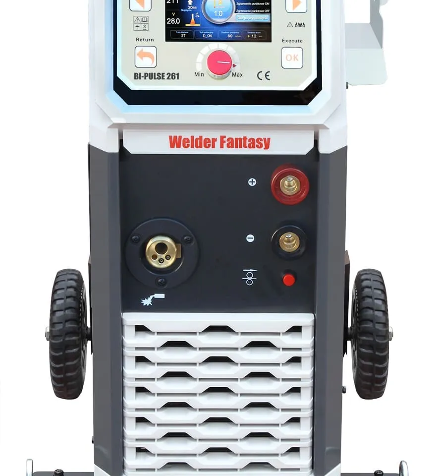 Półautomat spawalniczy 3w1 Perfect BI-Pulse 261 4×4 MIG/MAG/synergia/puls/podwójny puls/lutospawanie/MMA Welder Fantasy 400V HOT, zdjęcie 5