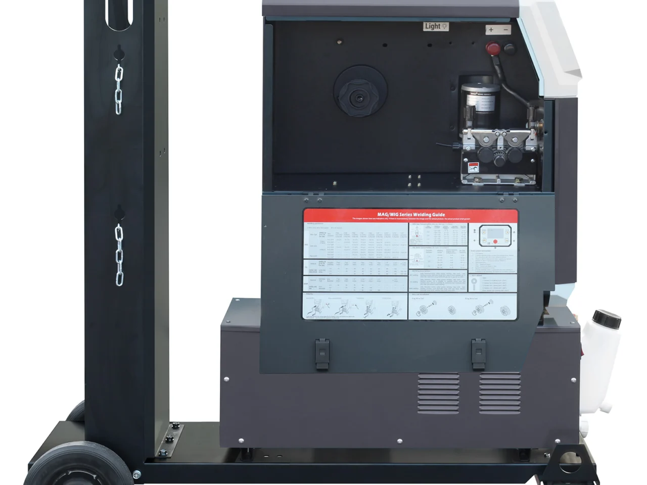 Półautomat spawalniczy 3w1 PERFECT BI-PULSE 261 Tower + Chłodnica 4x4 MIG/MAG/SYNERGIA/PULS/PODWÓJNY PULS/LUTOSPAWANIE/MMA Welder Fantasy 400V HOT, zdjęcie 7