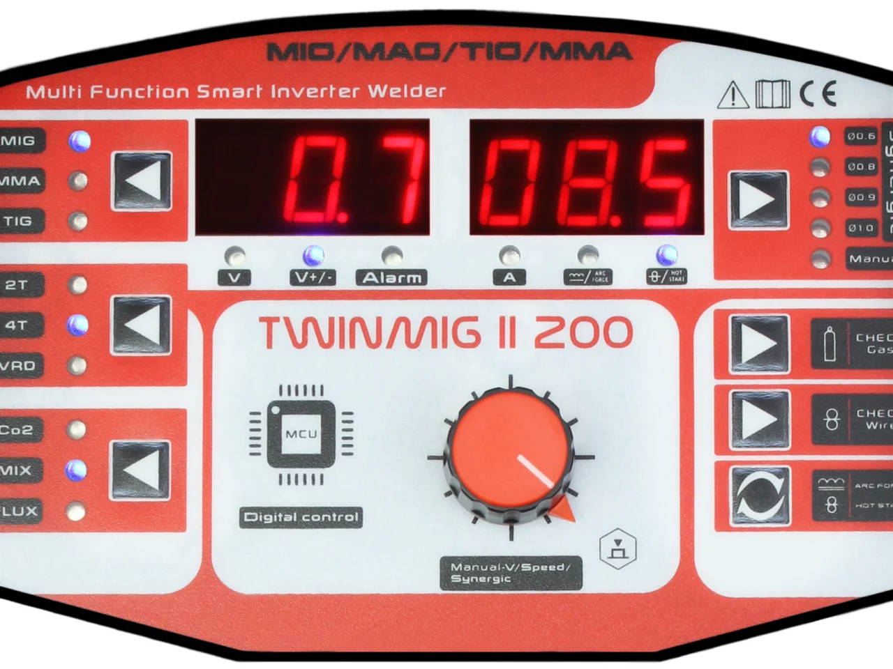 Półautomat spawalniczy 3w1 TWINMIG2 200A Synergia MIG/MAG/FCAW/MMA/TIG LIFT Welder Fantasy 230V, zdjęcie 3