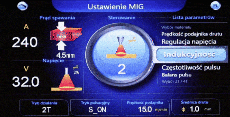 Półautomat spawalniczy 4w1 MULTI PERFECT BI-PULSE 251 4X4 MIG/MAG/PULS/PODWÓJNY PULS/FCAW/MMA/TIG AC/DC HF Welder Fantasy 230V, zdjęcie 2
