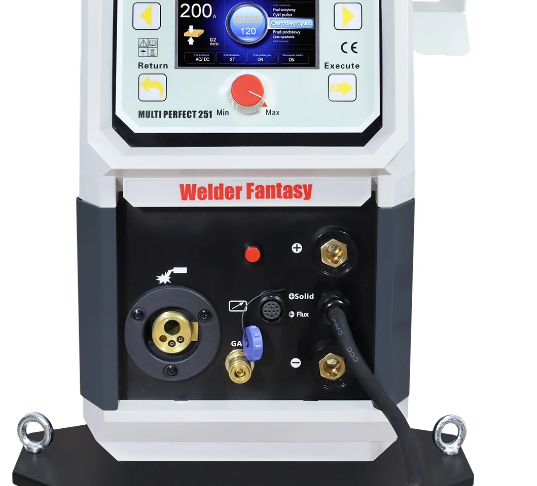 Półautomat spawalniczy 4w1 MULTI PERFECT BI-PULSE 251 4X4 MIG/MAG/PULS/PODWÓJNY PULS/FCAW/MMA/TIG AC/DC HF Welder Fantasy 230V, zdjęcie 4