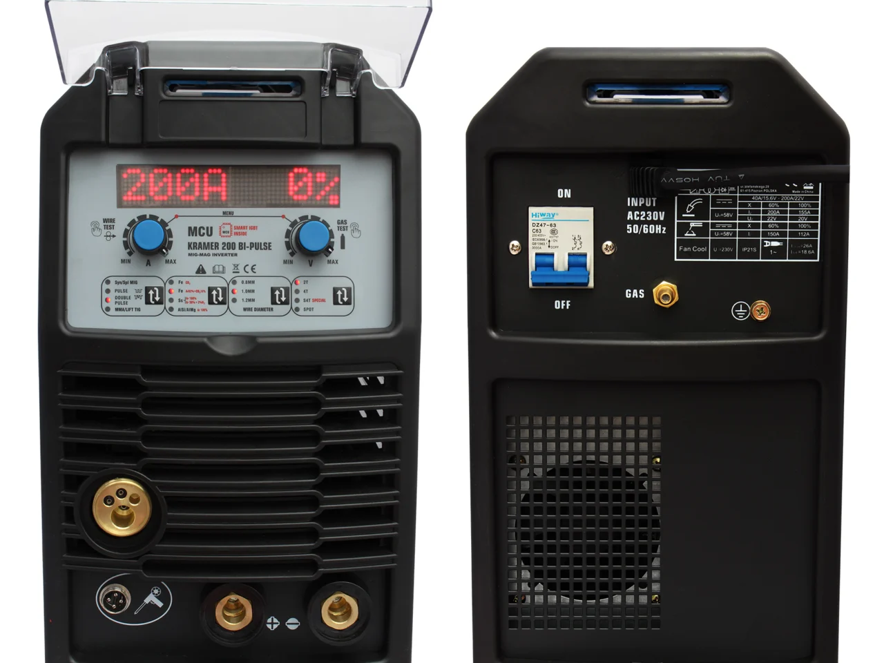 Półautomat spawalniczy BI-PULSE KRAMER 200A 230V Welder Fantasy, zdjęcie 2