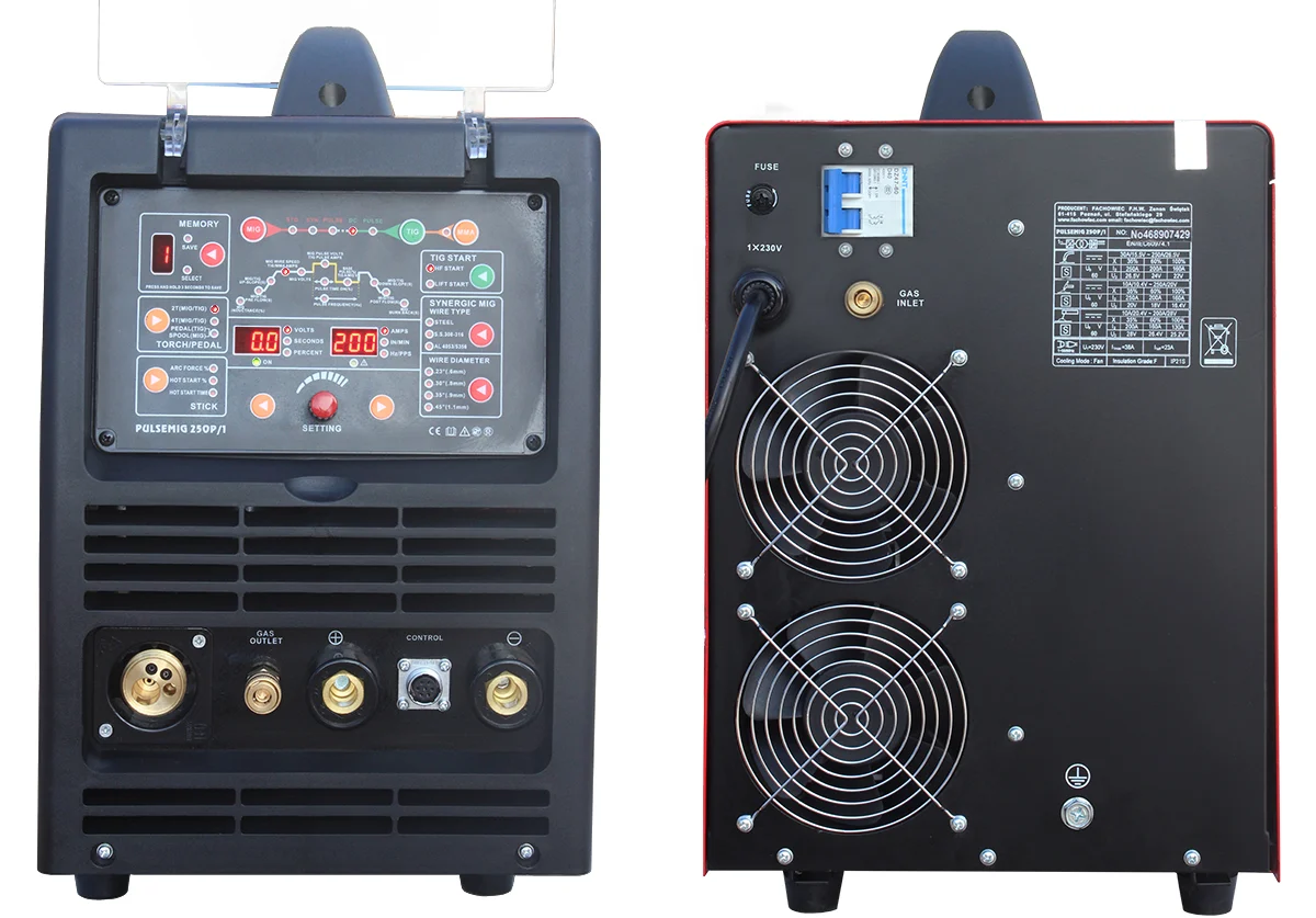 Półautomat spawalniczy inwerterowy 3w1 PULSEMIG 250P/1 250A Welder Fantasy 230V, zdjęcie 3