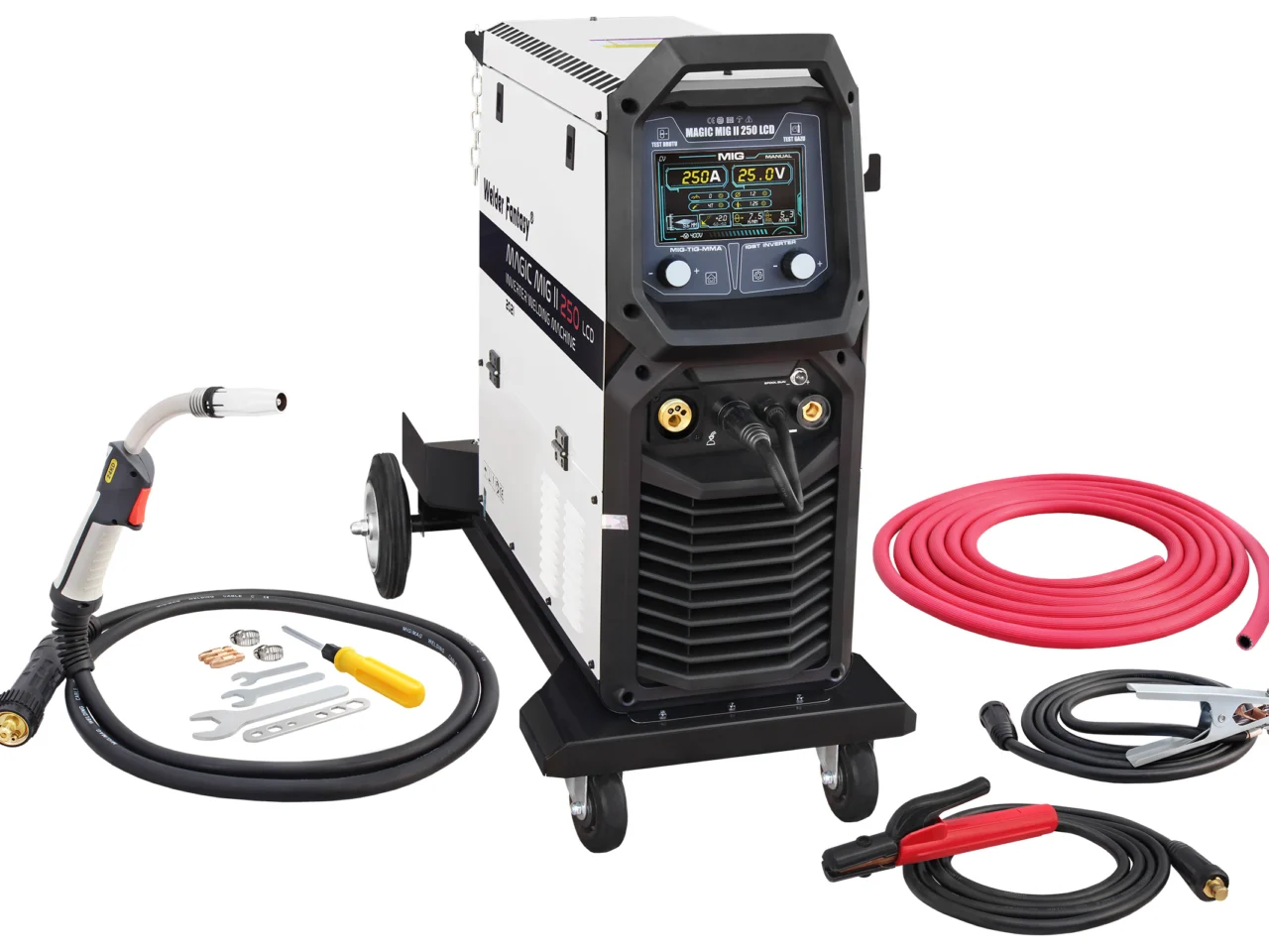 Półautomat spawalniczy inwerterowy MAGIC2 250A 4X4 LCD Welder Fantasy 400V HOT!, zdjęcie 2