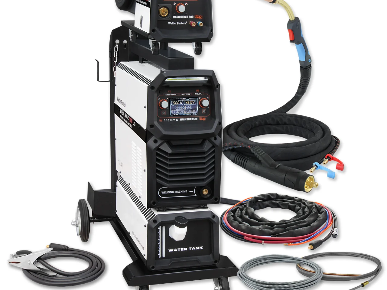 Półautomat spawalniczy inwerterowy MAGIC2 LCD 500A TOWER 4X4 Welder Fantasy 400V, zdjęcie 4