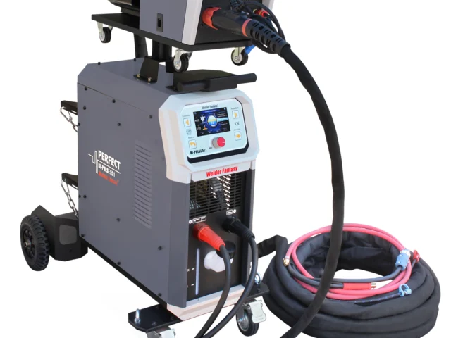 Półautomat spawalniczy PERFECT BI-PULSE 500A TOWER CHŁODNICA 4x4 MIG/MAG/SYNERGIA/PULS/PODWÓJNY PULS/LUTOSPAWANIE/MMA Welder Fantasy 400V
