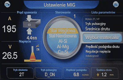 Półautomat spawalniczy PERFECT BI-PULSE 500A TOWER CHŁODNICA 4x4 MIG/MAG/SYNERGIA/PULS/PODWÓJNY PULS/LUTOSPAWANIE/MMA Welder Fantasy 400V, zdjęcie 2