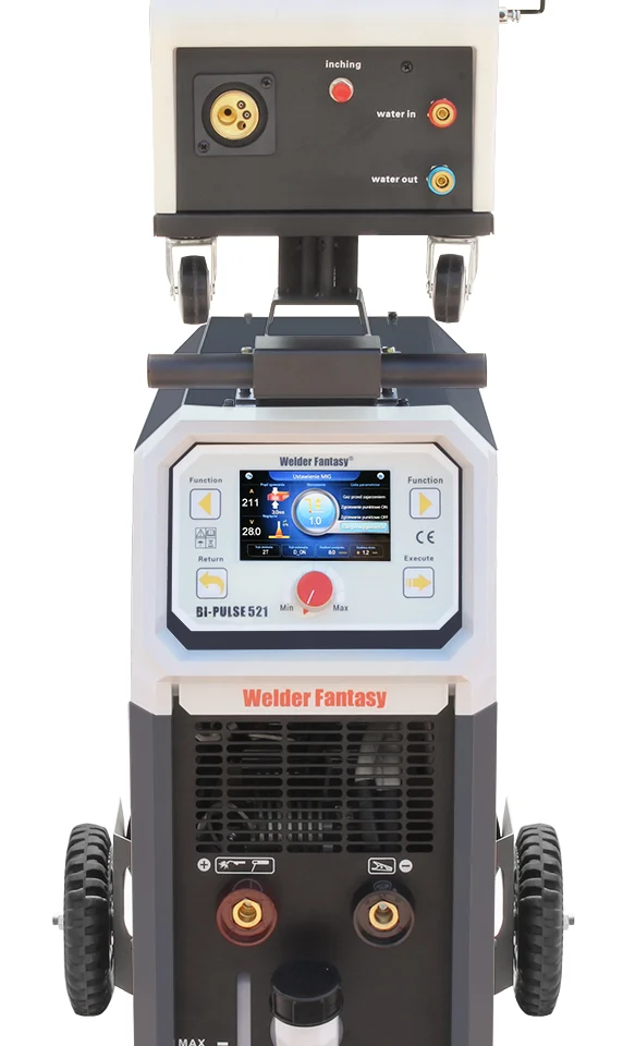 Półautomat spawalniczy PERFECT BI-PULSE 500A TOWER CHŁODNICA 4x4 MIG/MAG/SYNERGIA/PULS/PODWÓJNY PULS/LUTOSPAWANIE/MMA Welder Fantasy 400V, zdjęcie 4