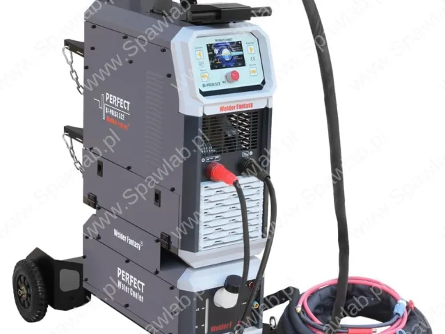 Półautomat spawalniczy Perfect BI-Pulse 500A Tower chłodnica 4×4 MIG/MAG/synergia/puls/podwójny puls/lutospawanie/MMA Welder Fantasy 400V HOT