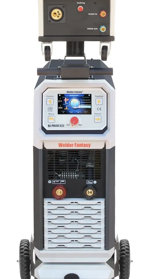 Półautomat spawalniczy Perfect BI-Pulse 500A Tower chłodnica 4×4 MIG/MAG/synergia/puls/podwójny puls/lutospawanie/MMA Welder Fantasy 400V HOT, zdjęcie 4