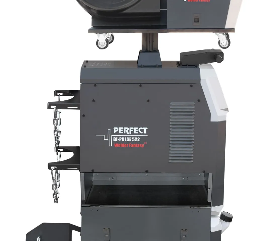 Półautomat spawalniczy Perfect BI-Pulse 500A Tower chłodnica 4×4 MIG/MAG/synergia/puls/podwójny puls/lutospawanie/MMA Welder Fantasy 400V HOT, zdjęcie 5