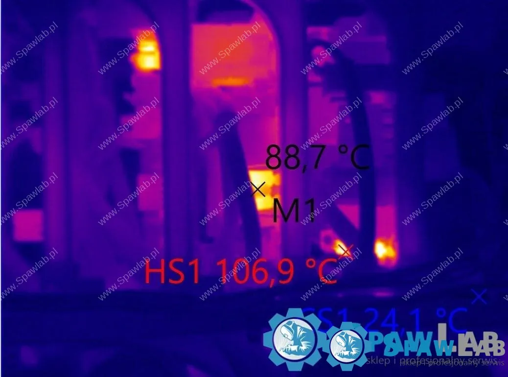 Pomiar rozkładu temperatur Termowizją