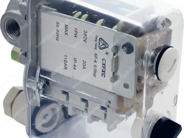 Presostat sprężarki wyłącznik ciśnieniowy CH SPR.5004HP 400V/5-8bar/16A