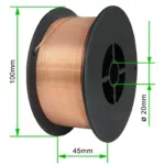 PrimeWire MAG drut spawalniczy ER70S-6 G3Si1 SG2 0.8mm 1kg S100 szpula plastykowa., zdjęcie 6