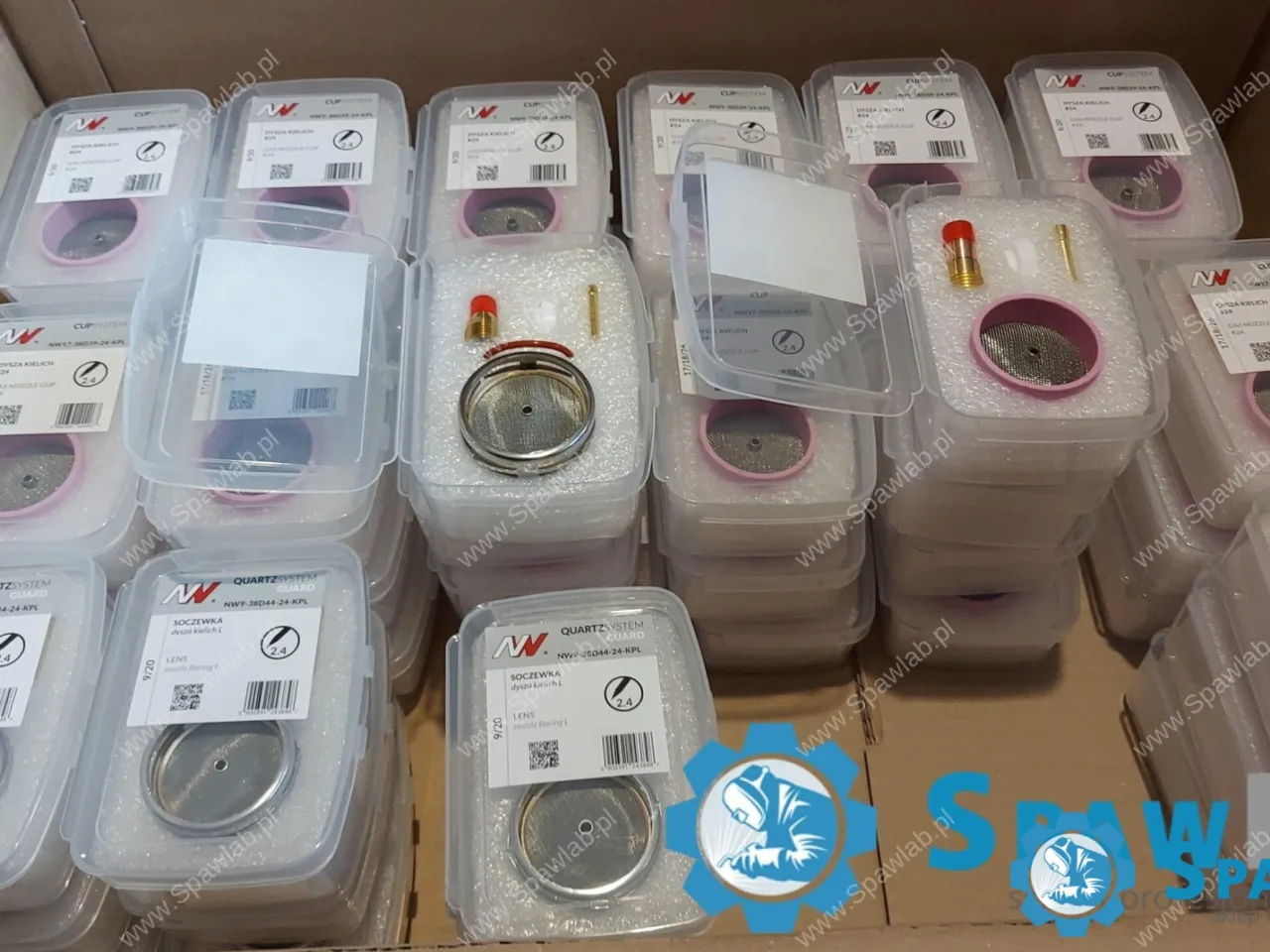 QUARTZSystem - soczewka wersja krótka dysza kielich GUARD L #24 [na elektrodę 2.4mm], zdjęcie 5