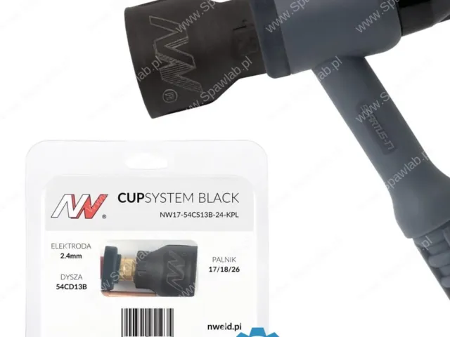 Spartus CUPSYSTEM Black - zestaw 17/18/26 dysza kielich #13 [na elektrodę 2.4]