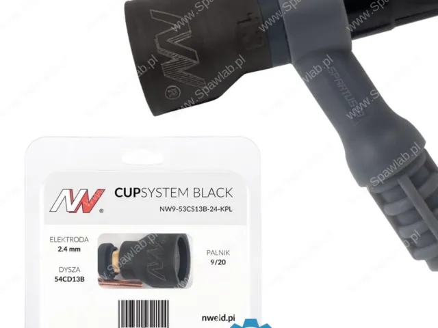 Spartus CUPSYSTEM Black - zestaw 9/20 dysza kielich #13 [na elektrodę 2.4]
