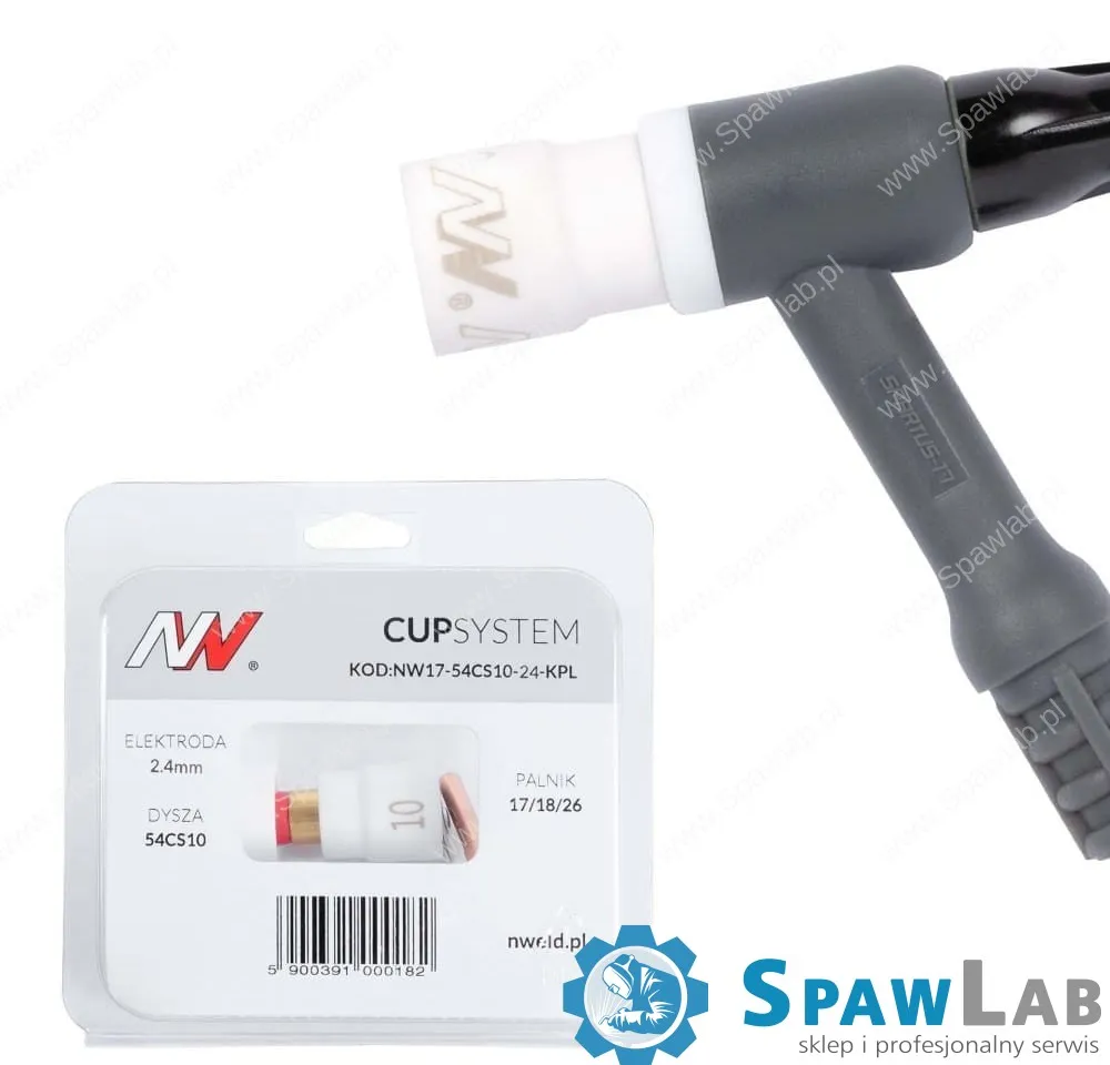 Spartus CUPSystem - zestaw 17/18/26 dysza kielich #10 [na elektrodę 2.4]