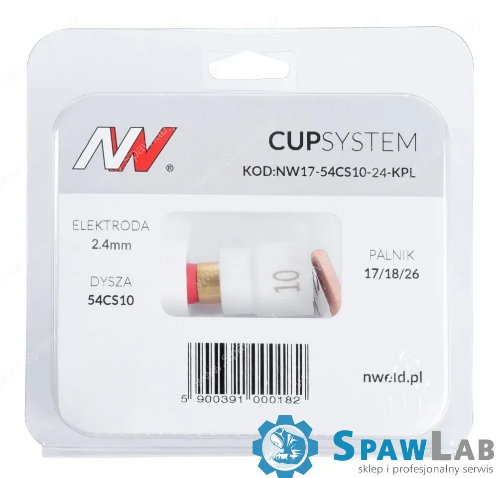 Spartus CUPSystem - zestaw 17/18/26 dysza kielich #10 [na elektrodę 2.4], zdjęcie 5