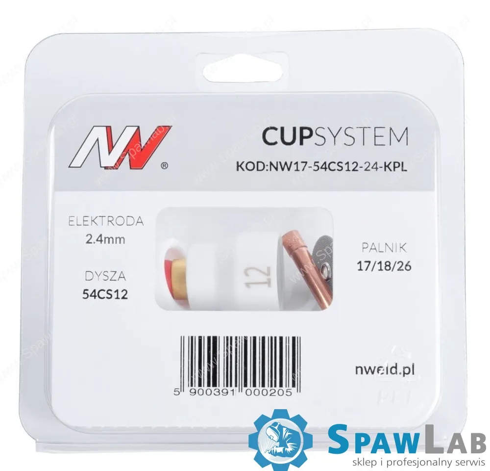 Spartus CUPSystem - zestaw 17/18/26 dysza kielich #12 [na elektrodę 2.4], zdjęcie 5