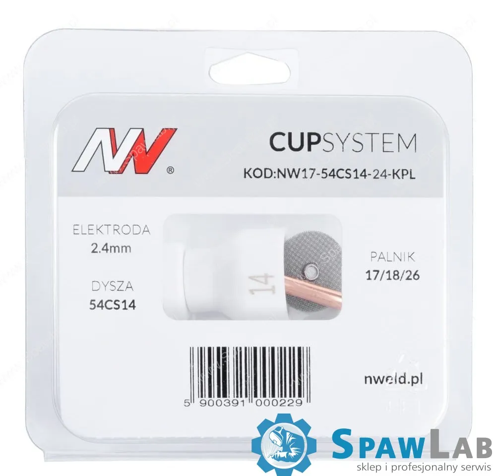 Spartus CUPSystem - zestaw 17/18/26 dysza kielich #14 [na elektrodę 2.4], zdjęcie 5