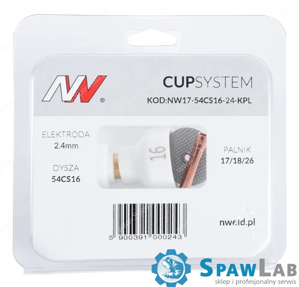 Spartus CUPSystem - zestaw 17/18/26 dysza kielich #16 [na elektrodę 2.4], zdjęcie 5