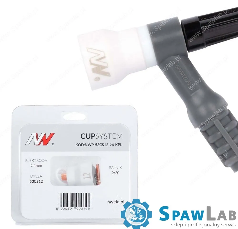 Spartus CUPSystem - zestaw 9/20 dysza kielich #12 [na elektrodę 2.4]