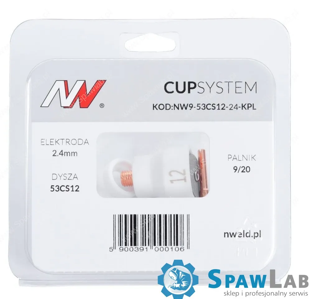 Spartus CUPSystem - zestaw 9/20 dysza kielich #12 [na elektrodę 2.4], zdjęcie 5
