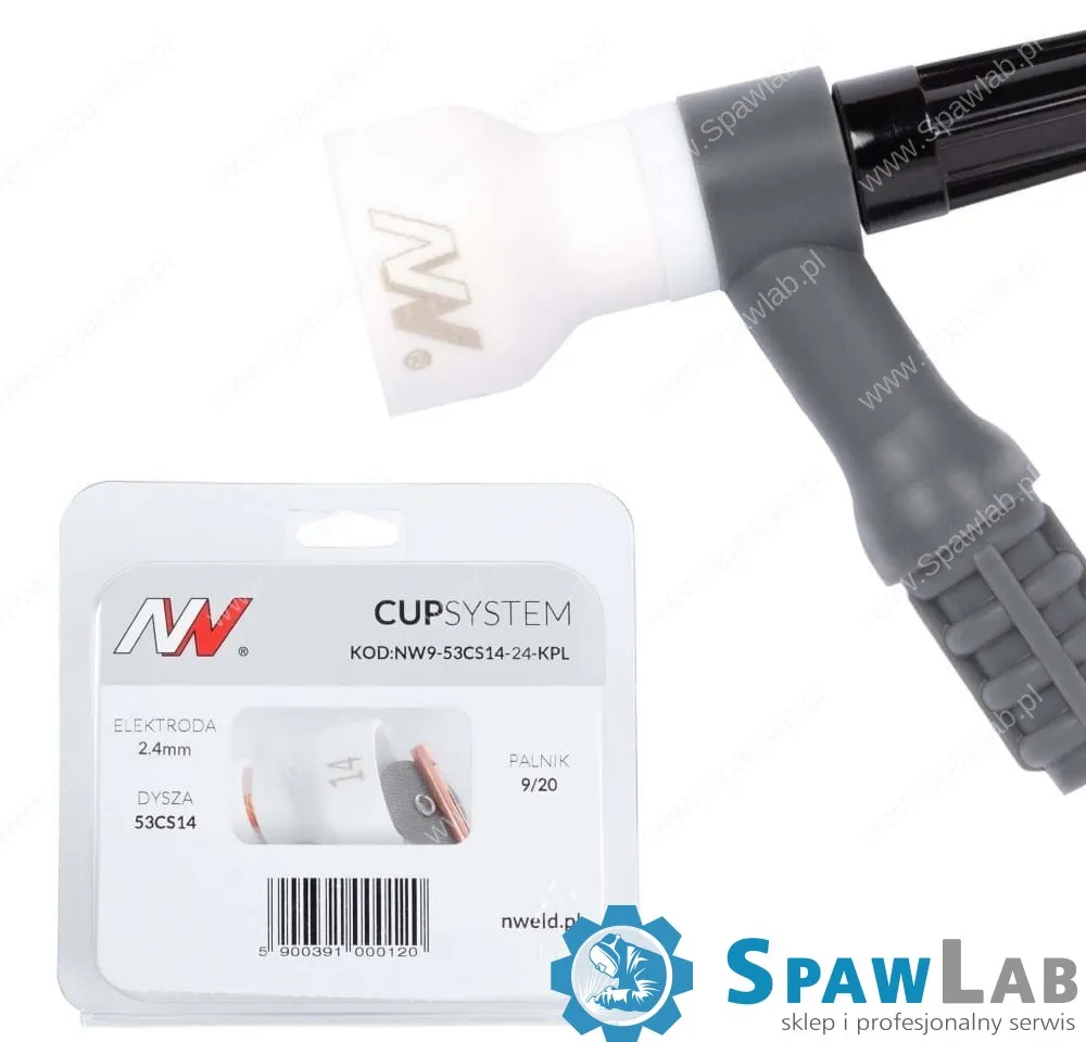 Spartus CUPSystem - zestaw 9/20 dysza kielich #14 [na elektrodę 2.4]