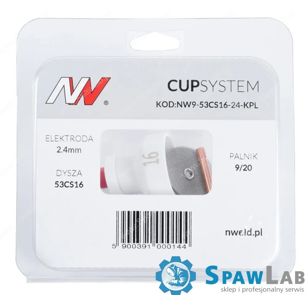 Spartus CUPSystem - zestaw 9/20 dysza kielich #16 [na elektrodę 2.4], zdjęcie 5