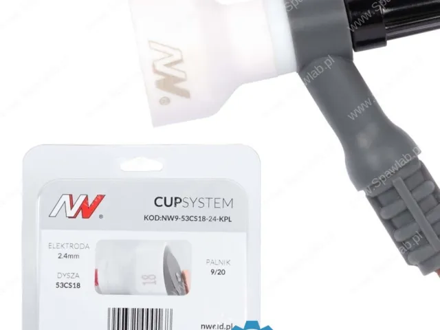 Spartus CUPSystem - zestaw 9/20 dysza kielich #18 [na elektrodę 2.4]