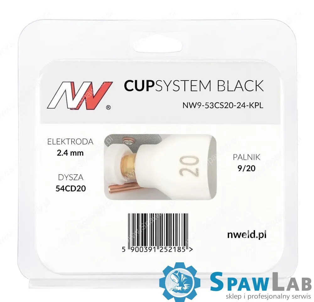 Spartus CUPSYSTEM - zestaw 9/20 dysza kielich #20 [na elektrodę 2.4], zdjęcie 5