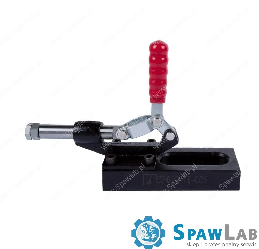 Spartus Docisk przegubowy poziomy z blokiem kwadratowym 200x100x50