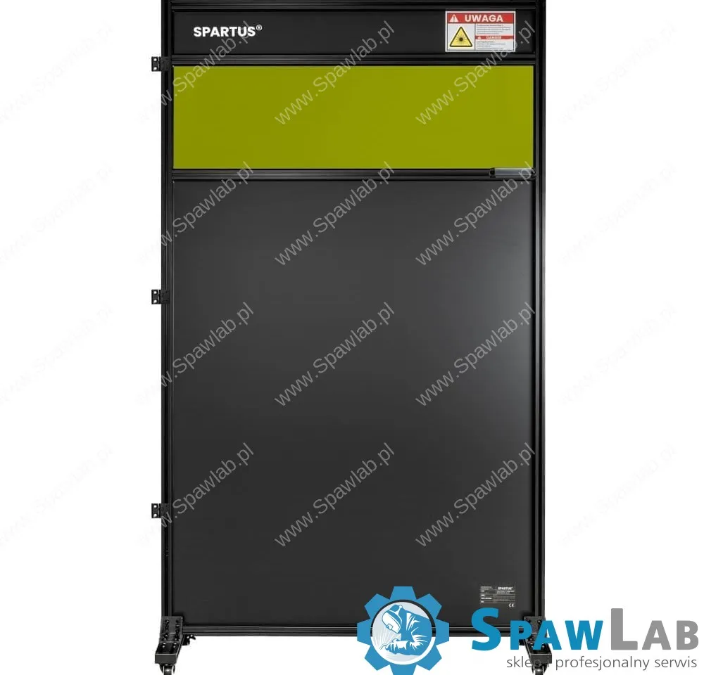 Spartus Drzwi Kurtyna 1100×2000 z podglądem do zabudowy stanowisk laserowych