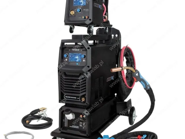 Spartus EasyMIG 500 Dual Pulse [źródło, chłodnica, podajnik, wózek, przewód zespolony 10m] pakiet