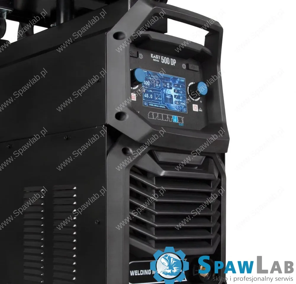 Spartus EasyMIG 500 Dual Pulse [źródło, chłodnica, podajnik, wózek, przewód zespolony 10m] pakiet, zdjęcie 6