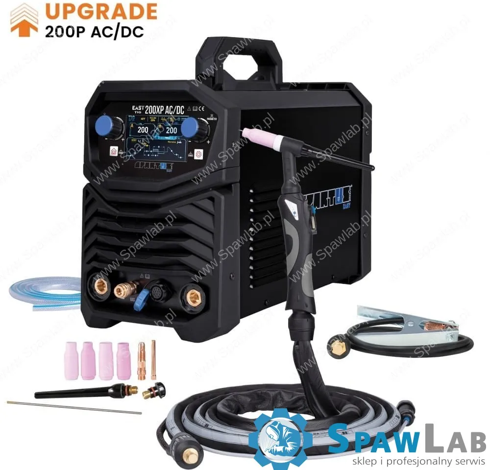 Spartus EasyTIG 200XP AC/DC w pakiecie z uchwytem mini SPE 17 H10k - 8m