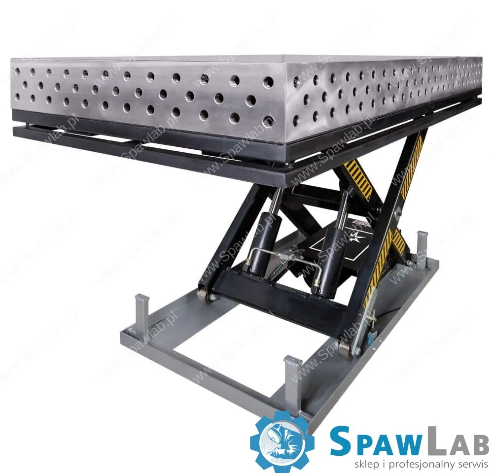 Spartus FERROS 3D stół spawalniczy 3000 x 1500 (na podnośniku elektrohydraulicznym), zdjęcie 5