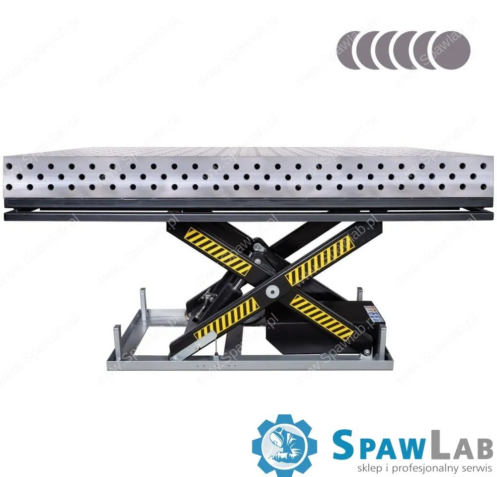 Spartus HERMES 3D stół spawalniczy 3000 x 1500 (na podnośniku elektrohydraulicznym)