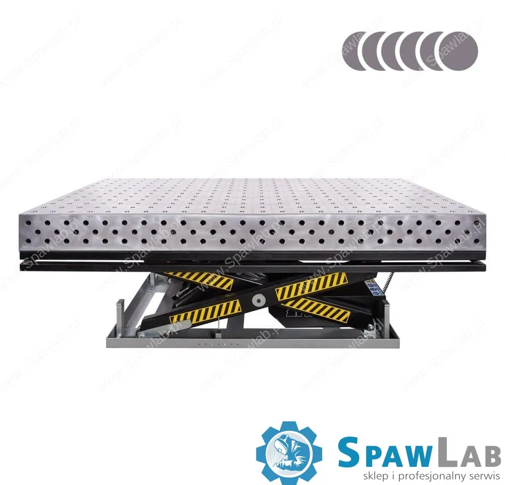 Spartus HERMES 3D stół spawalniczy 3000 x 1500 (na podnośniku elektrohydraulicznym), zdjęcie 2