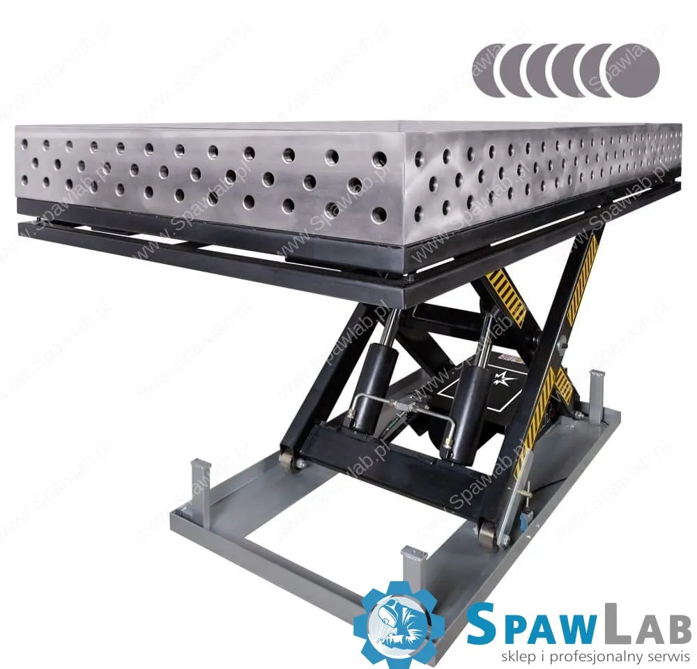 Spartus HERMES 3D stół spawalniczy 3000 x 1500 (na podnośniku elektrohydraulicznym), zdjęcie 5
