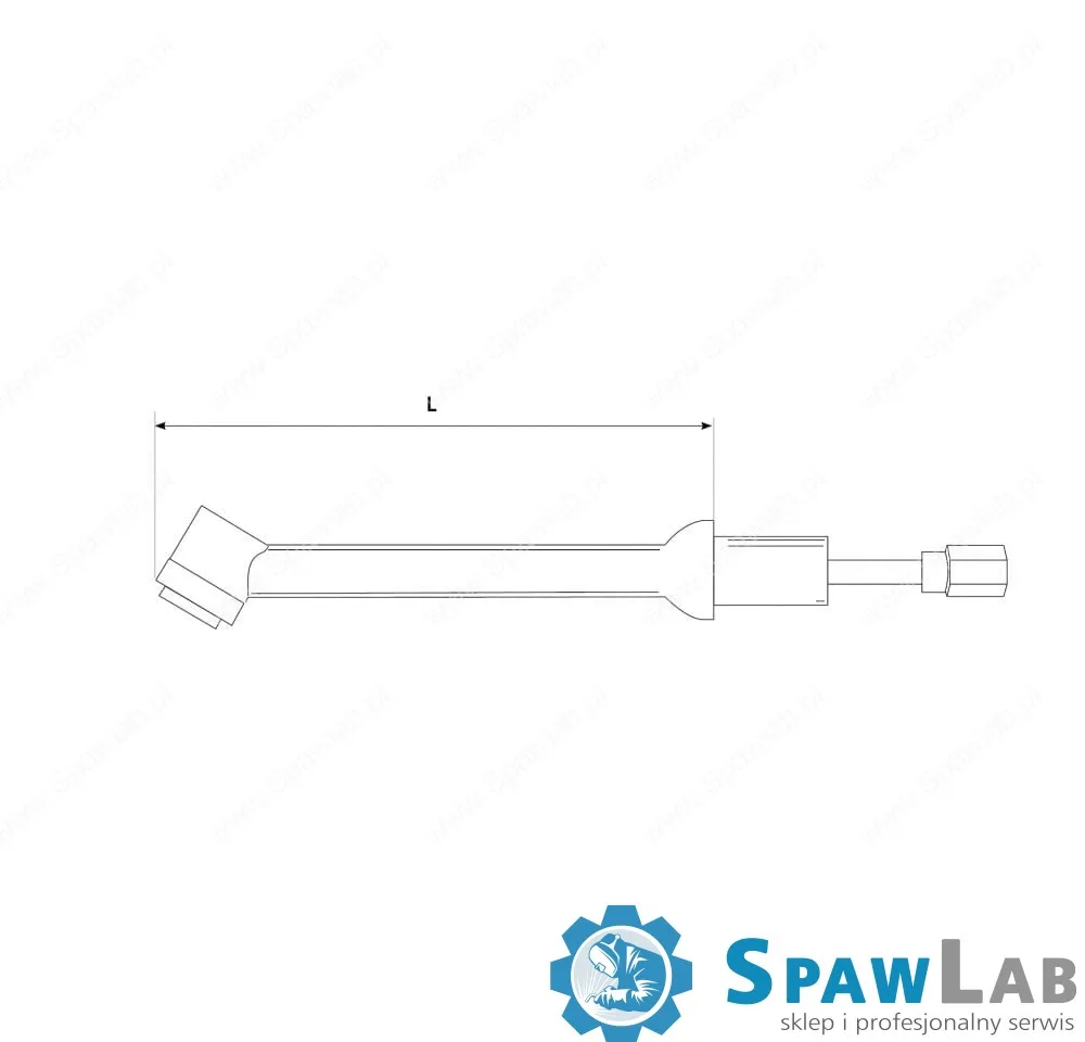 Spartus Korpus palnika SP17SF krótki, giętki L=62mm (gaz), zdjęcie 3