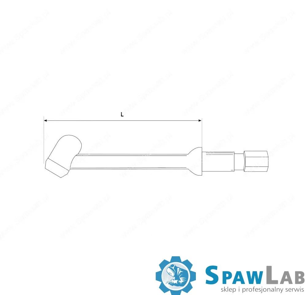 Spartus Korpus palnika SP26SF krótki, giętki L=71mm (gaz), zdjęcie 3