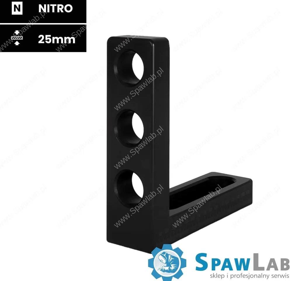 Spartus Kątownik 175x50x175mm otwór/slot azotowany
