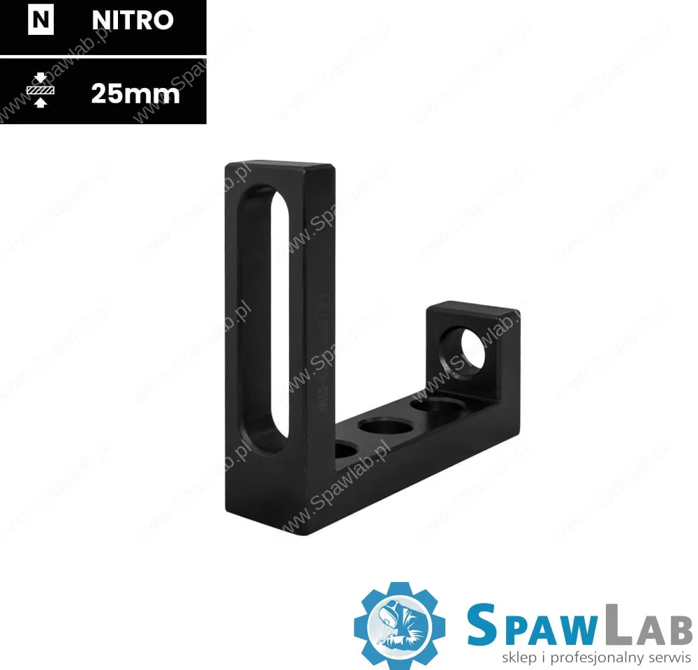 Spartus Kątownik 200x50x175mm otwór/slot azotowany