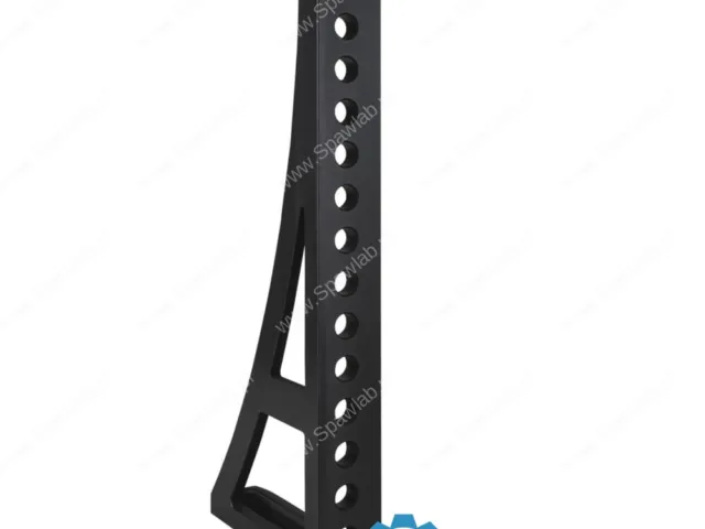Spartus Kątownik oporowo-mocujący 276x85x750mm prawy azotowany