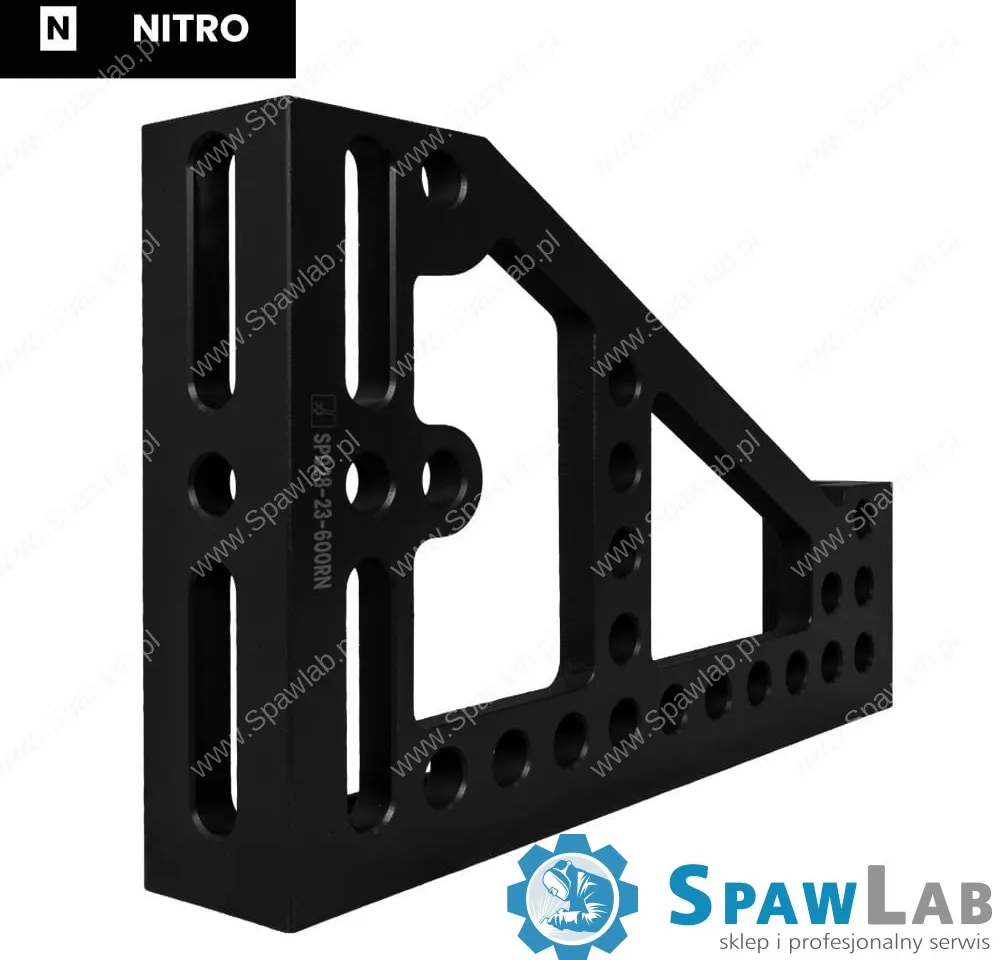 Spartus Kątownik oporowo-mocujący 325x100x600mm prawy azotowany