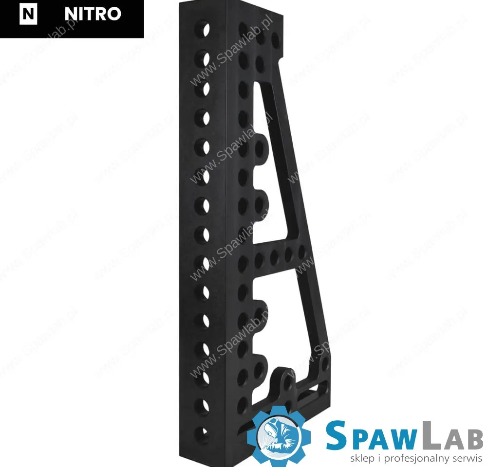 Spartus Kątownik oporowo-mocujący 375x100x800mm prawy azotowany