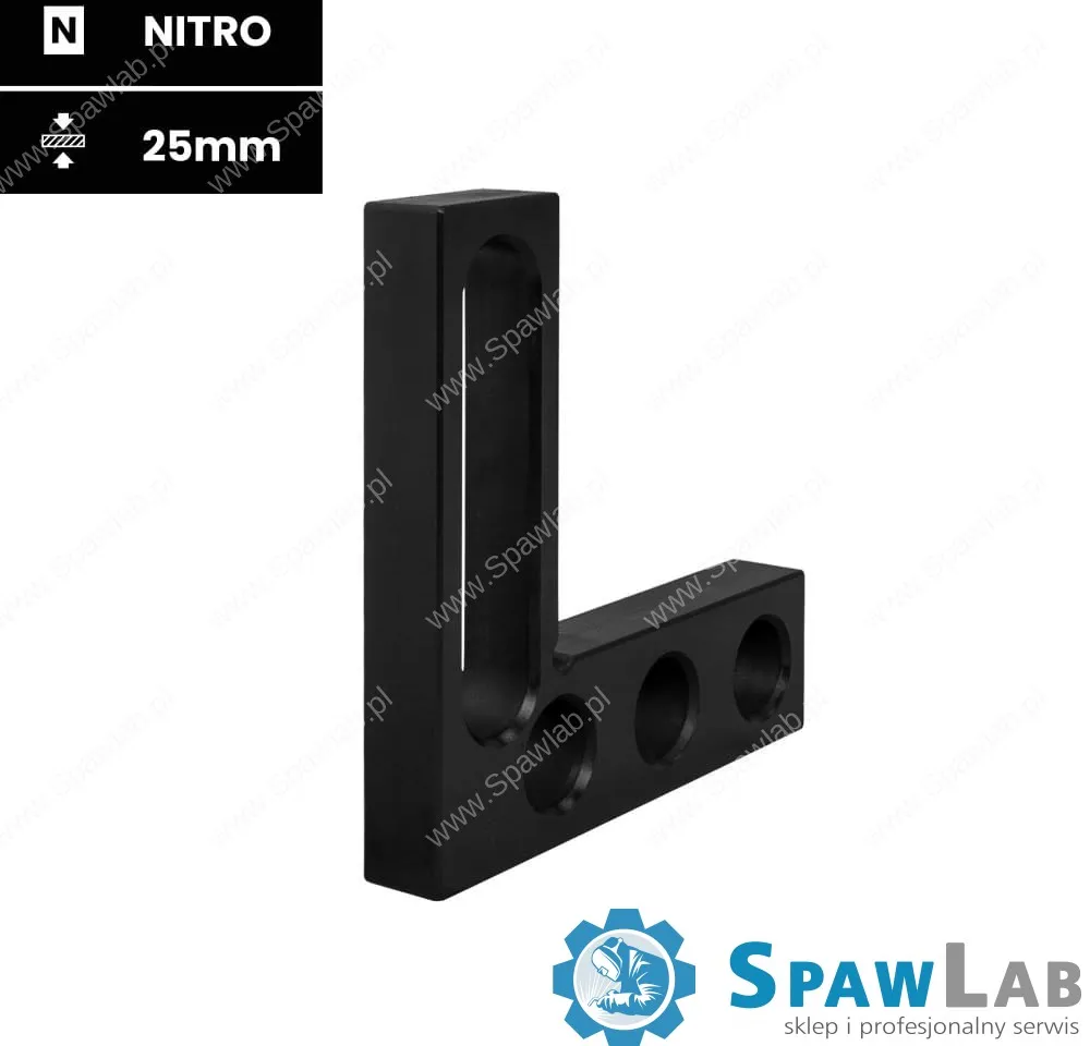 Spartus Kątownik płaski 175x175x25mm azotowany