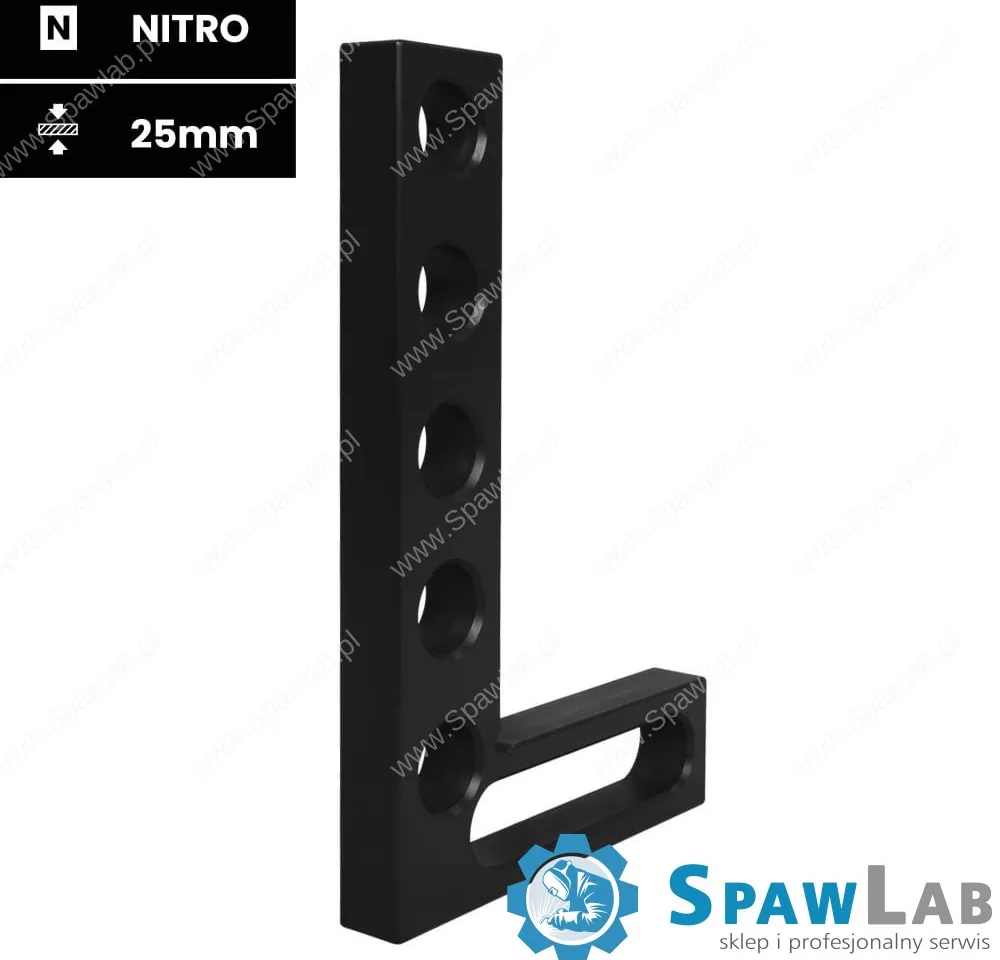 Spartus Kątownik płaski 275x175x25mm azotowany